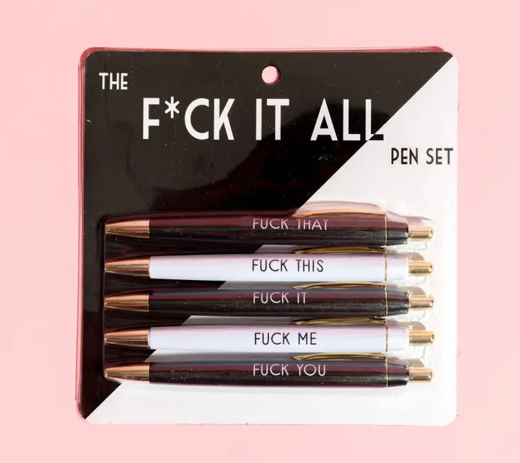 F*ck It All Pen Set