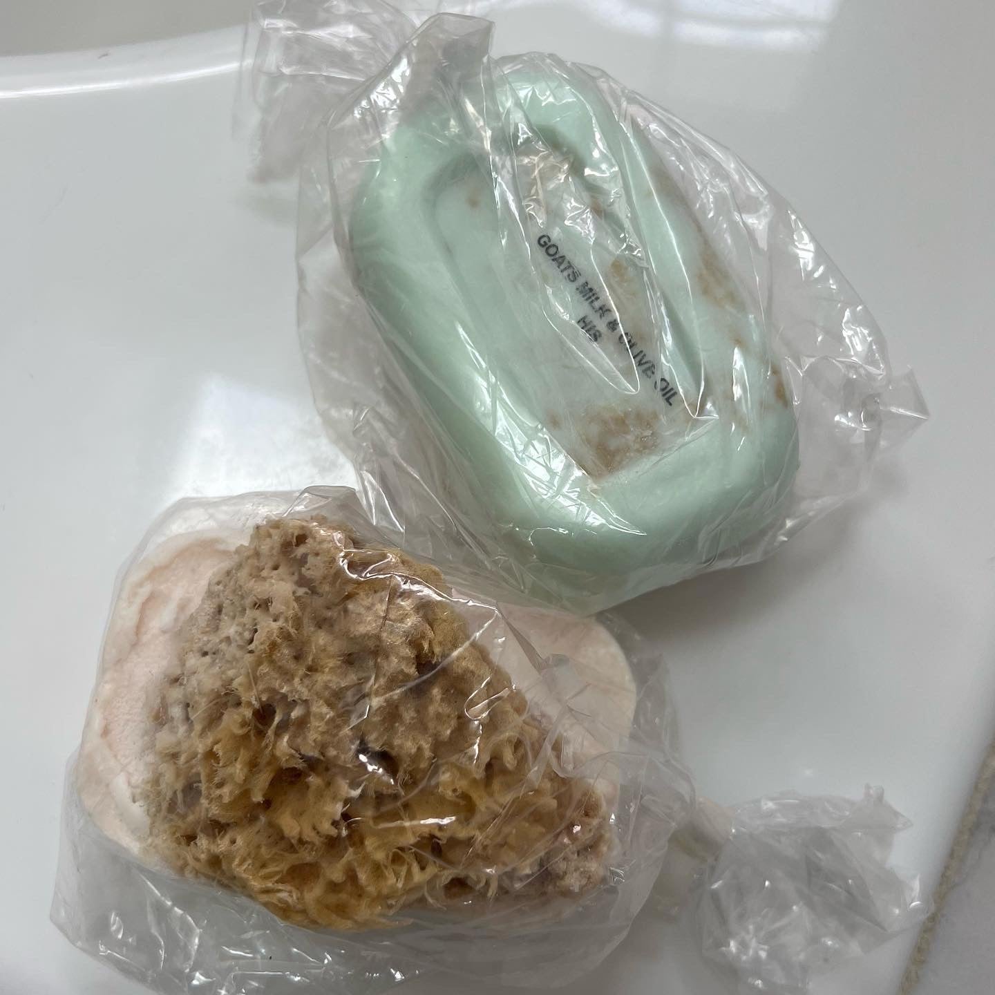 Sea Sponge/Goat Milk Soap Combo