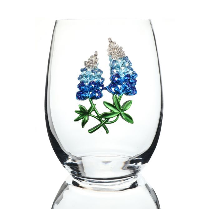 Queens Jewels Stemless Wine Glasses