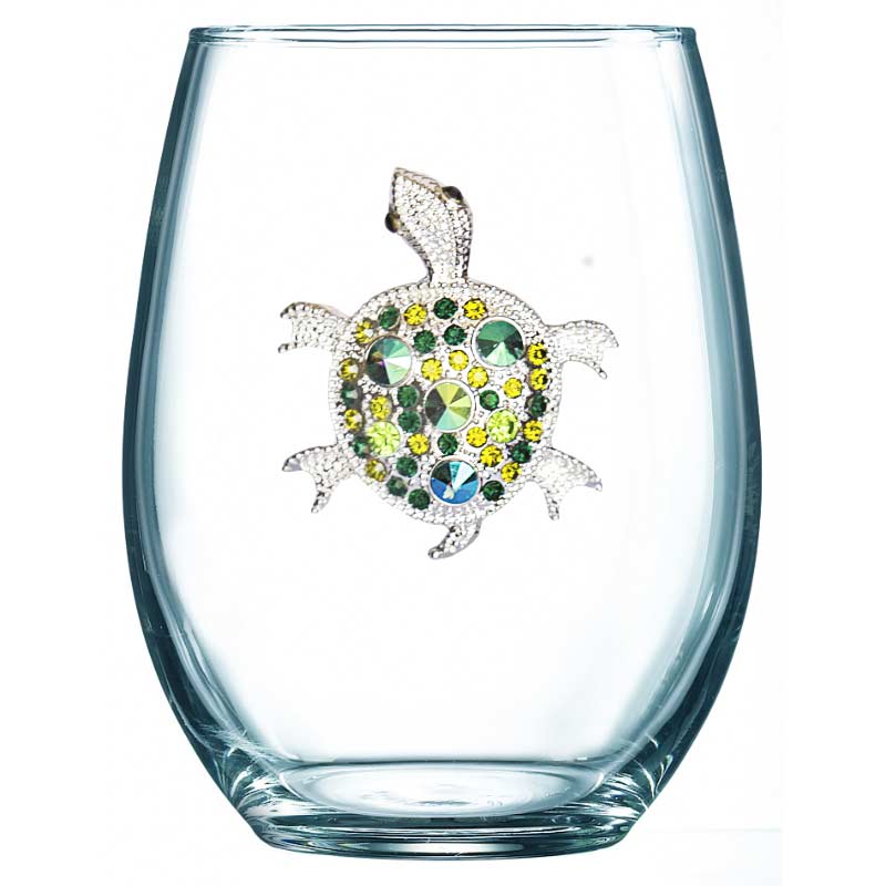 Queens Jewels Stemless Wine Glasses