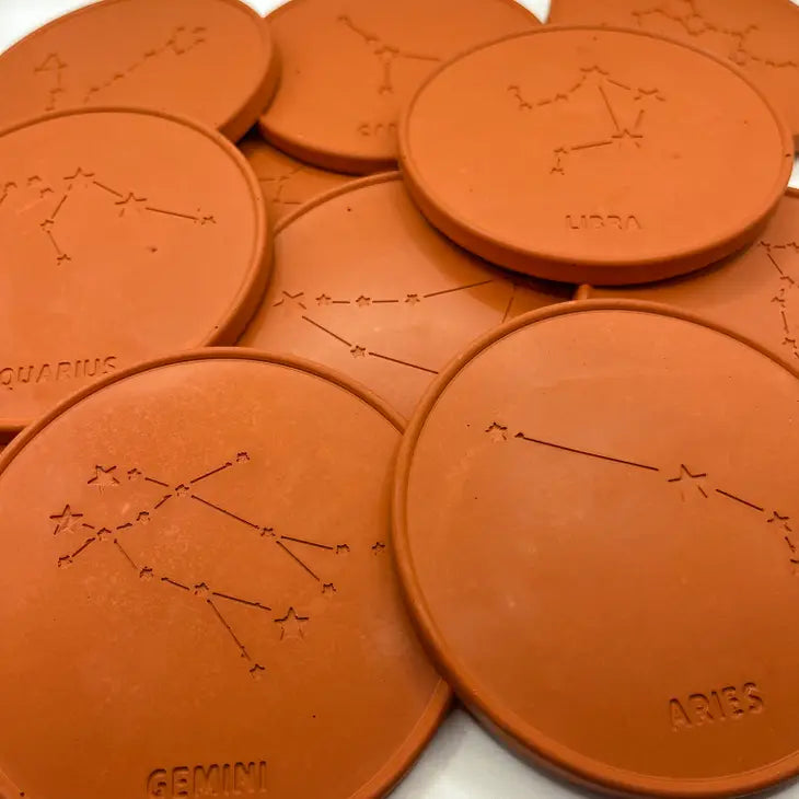 Zodiac Terracotta Coaster