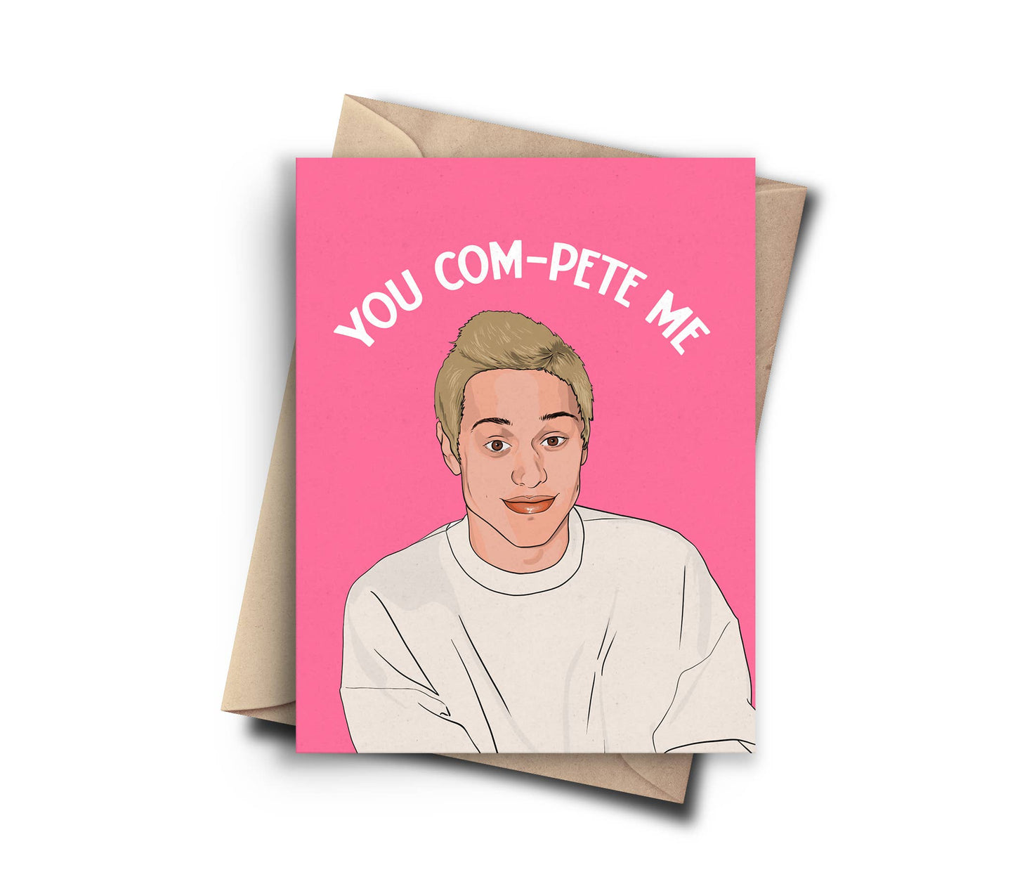 You Com-Pete Me Valentine Card