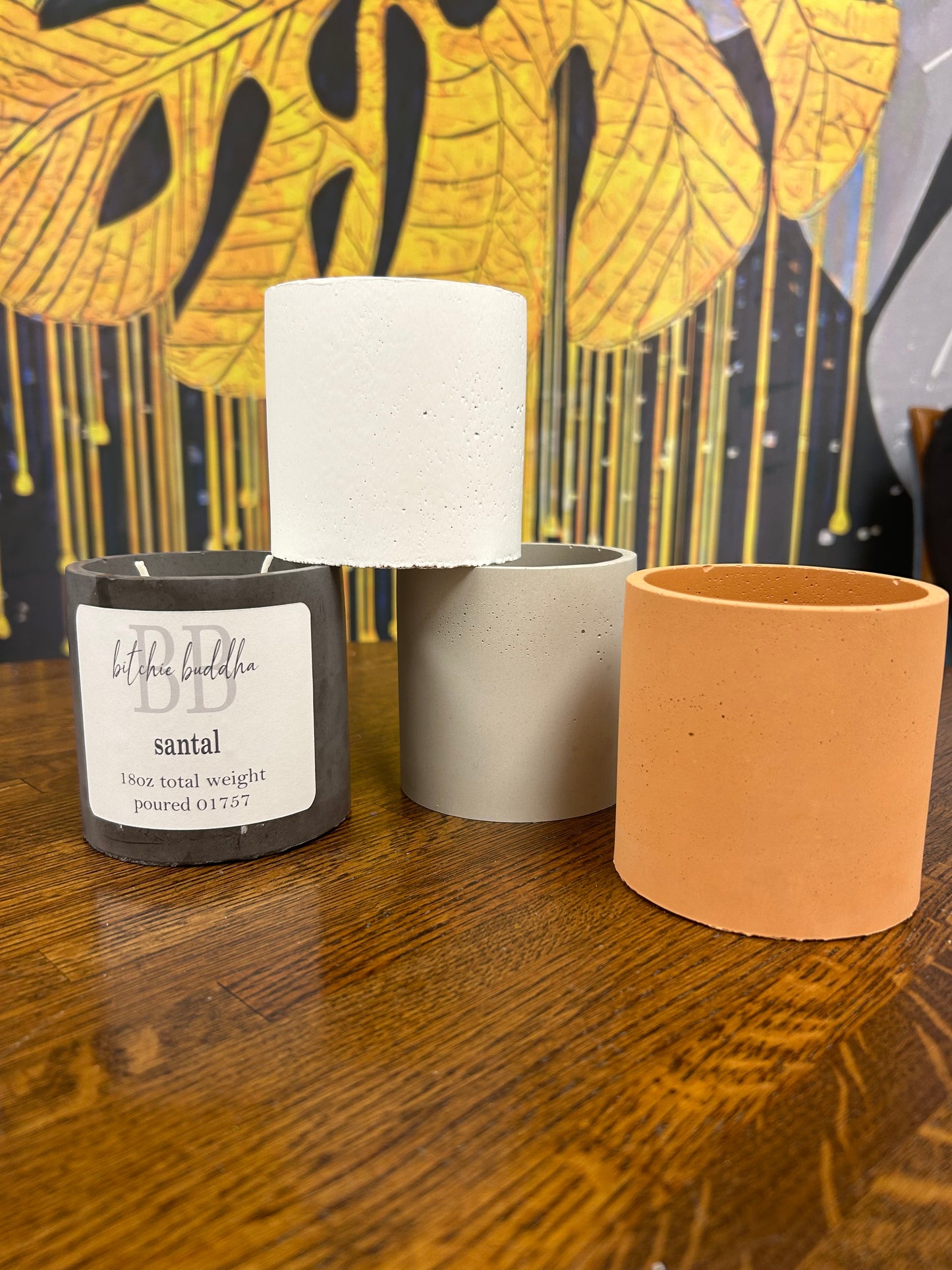 Santal Cement Candle