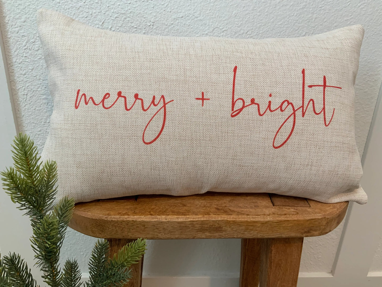 Merry and Bright Lumbar Pillow
