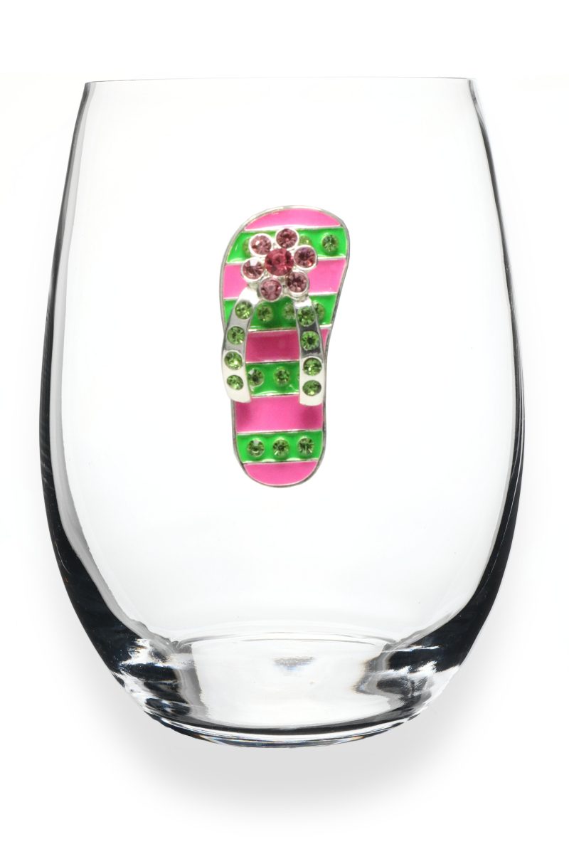 Queens Jewels Stemless Wine Glasses
